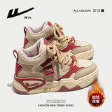 回力女鞋棉鞋女冬季加绒保暖高帮板鞋百搭休闲鞋 1325 -加绒款 38