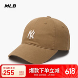 MLB帽子男女软顶棒球帽虞书欣明星同款运动鸭舌帽3ACP7701N-50BGD-F