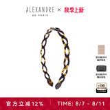 亚历山大（ALEXANDRE DE PARIS） 简约女士头箍压发时尚发饰经典头饰女 W 玳瑁色细