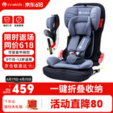 innokids儿童安全座椅可折叠9个月-12岁汽车用isofix接口ZY25星羽骑士