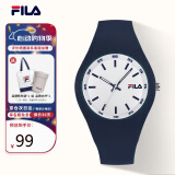 斐乐（FILA）手表男送男生运动硅胶表情侣时尚石英休闲学生手表 FLM38-777-002