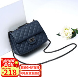 viney牛皮包包女包品牌链条包轻奢单肩斜挎包生日礼物高端送女友老婆