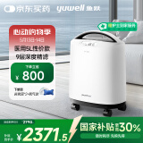 鱼跃5升医用级制氧机5AW升级款吸氧机家用老人呼吸带雾化8F-5CW