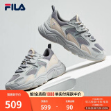 FILA斐乐女鞋跑步鞋火星二代复古老爹鞋运动鞋休闲慢跑鞋MARS Ⅱ 合金灰/日岩灰-AG-F12W141116F 36