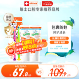ELMEX艾美适含氟儿童牙膏6-12岁防蛀防龋齿青少年换牙期牙膏牙刷套装