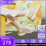 斯凯奇（Skechers）奶茶熊女鞋夏季厚底老爹鞋软底透气百搭熊猫鞋休闲运动鞋149238