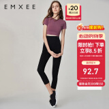 嫚熙（EMXEE）孕妇打底裤春秋裤孕妇托腹安全裤弹力休闲修身怀孕期外穿孕妇裤 黑色-适合18℃~30℃ M