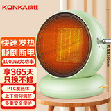 康佳（KONKA）取暖器家用暖风机台式电暖器卧室速热电暖气轻音电暖风桌面热风机烤火炉取暖 【即开即热】桌面萌宠暖风机