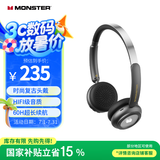 魔声（MONSTER）N-tune mini 01复古头戴式耳机无线蓝牙时尚数码穿搭高音质蓝牙6.0千禧y2k网红明星耳机 云雅黑