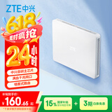 中兴（ZTE）【晴天墙面路由器】AX3000满血WiFi6自研双核芯品质家居别墅ap 主路由Mesh3000M无线速率千兆网口
