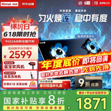 林内（Rinnai）【鲸吨吨】燃气灶【家电国家补贴20%】家用5.2kW大火力定时灶具莲花火防干烧嵌入式JZT-2ERLS1