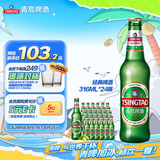 青岛啤酒（TsingTao）经典啤酒 316ml*24瓶 整箱装