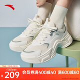 安踏兔子鞋丨关晓彤同款休闲鞋女鞋厚底网面透气小白鞋运动老爹鞋