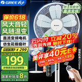 格力（GREE）【花精灵风扇】直流变频电风扇落地扇家用风随温变台地两用一级能效遥控电扇低噪 FDZ-35X69Bg5
