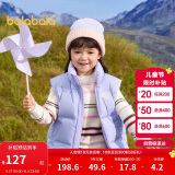 巴拉巴拉童装儿童羽绒马甲2024冬装男童女童保暖立领外套亲子208424101206