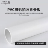 早行客磨砂PVC摄影背景板 白色100*200cm 拍照背景布背景纸抠图像反光板防水抗皱影楼拍摄道具
