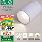 雷士（NVC） 筒灯LED明装射灯可折叠免开孔天花灯客厅背景墙玄关灯旋转筒射灯 明装吸顶Ra97-9W暖白-光束角24°