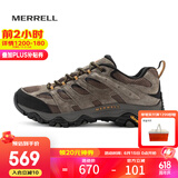 迈乐（Merrell）官方店男女款户外登山徒步鞋减震MOAB 3迈越者轻量防滑耐磨透气 J035893浅棕黄（男） 42