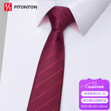 FitonTon【结婚季】领带男拉链上班商务正装职场免打结懒人领带礼盒装