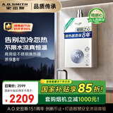 史密斯（A.O.SMITH）佳尼特16升精钢燃气热水器 国家补贴 不锈钢换热器包8年  恒温大水量  抗风防冻 JSQ31-TC1