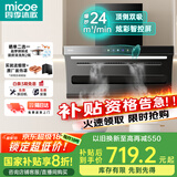 四季沐歌油烟机家用顶侧双吸抽油烟机大吸力厨房抽烟机脱排油烟机免拆自清洗抽烟机一级能效侧顶吸油烟机
