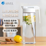 阿司倍鹭（ASVEL）塑料冷水壶大容量凉水壶泡茶壶冰箱果汁壶扎壶食品级耐高温 2.1L