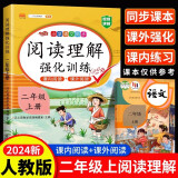 2024阅读理解二年级上册阅读理解强化训练专项训练书小学语文同步强化训练题练习册课外阅读理解每日一练