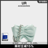 UR包包女包甜美蝴蝶结斜挎包女生包包2025新款链条单肩包生日礼物女 冰淇淋绿【送闺蜜送女朋友实用】