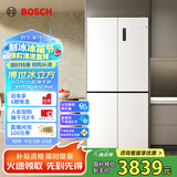 博世（BOSCH）【冰立方】497升十字对开四门超薄微平嵌入式冰箱 国家补贴20%冰箱 净味变温一级能效K1EC49208C