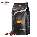 格兰特（GRANDOS）意式特浓阿拉比卡咖啡豆1kg 德国原装进口 现磨 中深度烘焙