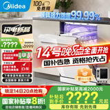 美的（Midea）【RX600SMax】新品嵌入式家用15套洗碗机 105℃热风烘干四星消毒 一级水效 单消毒AI洗消烘存一体 RX600S Max｜【白色高颜值】