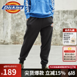 dickies休闲裤男 印花休闲裤百搭 男女情侣同款7066 黑色 S