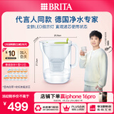 碧然德（brita） 【孙颖莎推荐】设计师滤水壶净水过滤壶家用滤芯3.5L大容量+去水垢专家版滤芯母亲节礼物套装 设计师水壶绿+专家版滤芯11枚