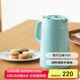 虎牌（TIGER）保温壶 304不锈钢时尚简约保温壶PWO-A12C-AC 水蓝色 1.2L