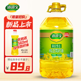 道道全菜籽油 食用油 洞庭甄选纯正菜籽油 量贩装非转基因 6.18L*1桶