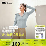 蕉下（beneunder）防晒衣女凉感修身AL11924短款辣妹防晒服女外套乌云灰S