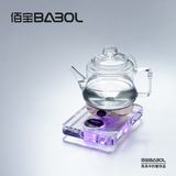 佰宝（BABOL） 底部上水 水晶电热水壶全自动断电恒温玻璃烧水器泡茶专用佰宝910 1L 普通包装