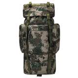 际华 3565迷彩背囊防水双肩背包携行具战术登山包U型钢架110升大容量大背包 丛林迷彩
