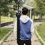 刀剑神域夜空之剑cosplay桐人道具 阐释者逐暗者动漫周边舞台表演 大号带皮鞘玩具刀剑 黑剑阐释者108CM+皮鞘