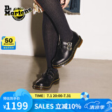 马丁（DR.MARTENS）8065 Mary Jane芭蕾夏舒适光面皮浅口皮鞋玛丽珍鞋 黑色 39