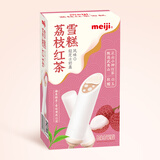明治（meiji）荔枝红茶雪糕 62g*6支 彩盒装
