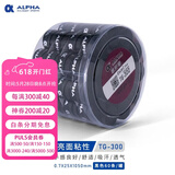 ALPHA 阿尔法手胶网球吸汗带羽毛球拍手胶磨砂干性吸汗粘性防滑 TG300粘性黑色60个盒装