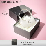 CHARLES&KEITH三角扣新月包腋下包单肩包包女包生日礼物母亲节礼物CK2-50271205