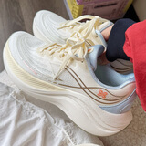 安踏叶子6丨运动鞋女鞋夏季网面厚底缓震跑步鞋女透气休闲鞋跳绳鞋女