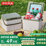 京东京造保温箱冰块冷藏箱户外露营旅行车载冰桶商用摆摊钓鱼小型便6L箱
