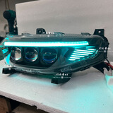 适用九号大灯改装MFN系列FZ MZ ZS M95C加三透镜从天而降电调大灯 MZ机械师x系列