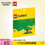乐高（LEGO）积木拼装玩具 经典系列11023绿色底板 4岁+早教益智儿童生日礼物