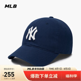 MLB帽子男女软顶棒球帽虞书欣明星同款运动鸭舌帽3ACP6601N-50NYS-F
