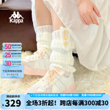 KAPPA卡帕女鞋厚底滑板鞋子女2024夏季新款运动休闲鞋软底德训鞋小粉鞋 经典白/冷灰色 38