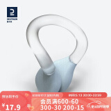 迪卡侬游泳装备耳塞防丢失硅胶带绳儿童灰色硅胶鼻夹(可漂浮)2924106